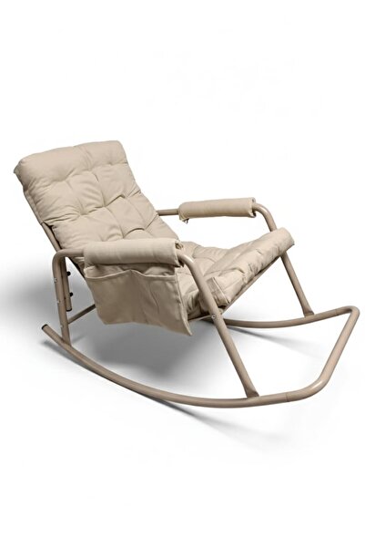 Yekta Home Roket Sallanan Koltuk | Rahat Tv, Okuma ve Emzirme Sandalyesi – Yumuşak Minderli