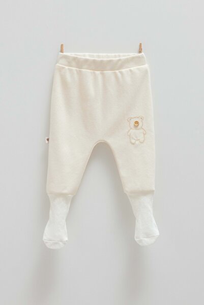 Caramell Cute Bear Socks Baby Pants Beige