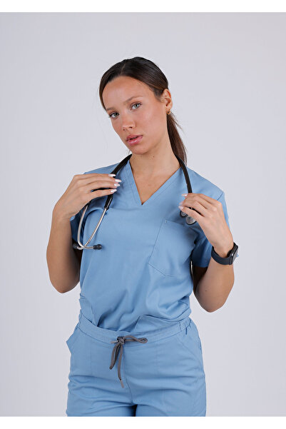 oksijen uniform Ruby - Gökyüzü Mavisi (Takım)