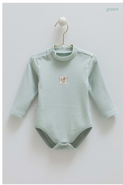 Caramell Half Fisherman Basic Snap Body Green