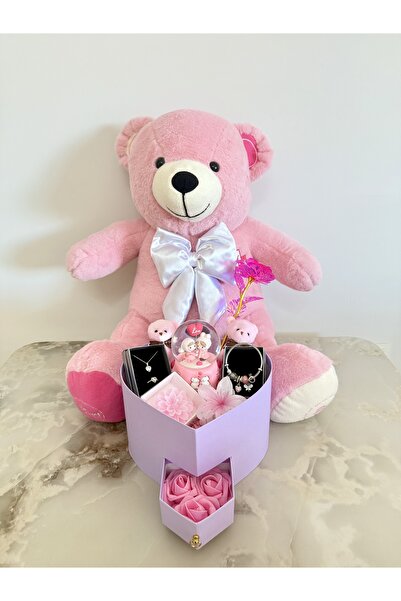 AYIEVRENİ Pembe Aşk Evreni Ikili - Sevgiliye Romantik Hediye Kutusu | Kar Kür...