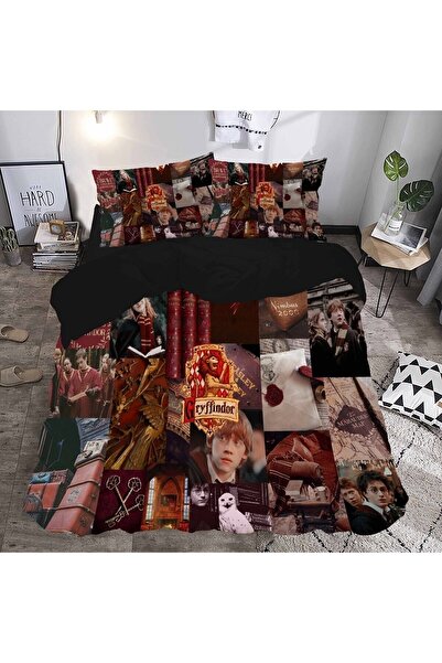 hediyevita Gift Duvet Cover Harry Potter Baskılı Çift Kişilik Nevresim Takımı
