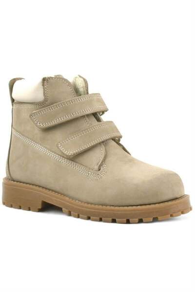 Rakerplus Παιδικές μπότες Neson Γνήσιο Δερμάτινο Mink Velcro