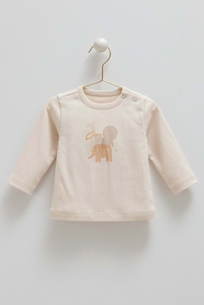 Caramell Animals World Kangaroo Pocket Back Embroidered Hooded Three-Piece Bottom-Up Set Yellow