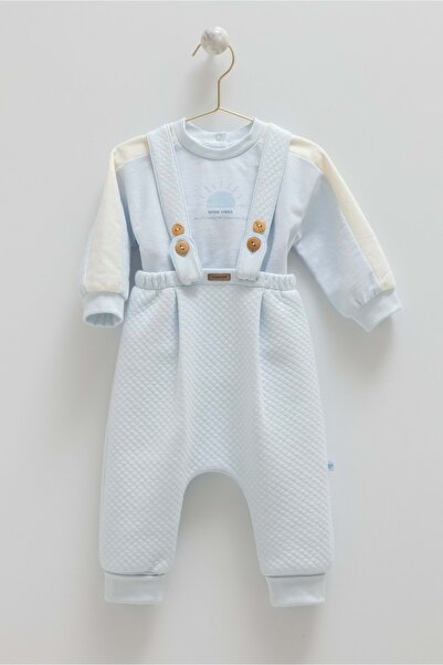 Caramell Good Vibes Top and Bottom Set with Straps and Pants Blue