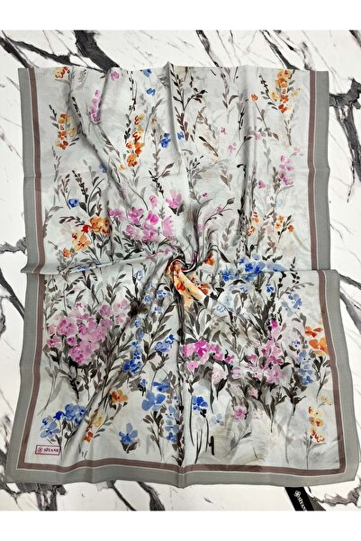 MERAM BUTİK شال سياني كوبرا فيسكوز نمط 2 - 8