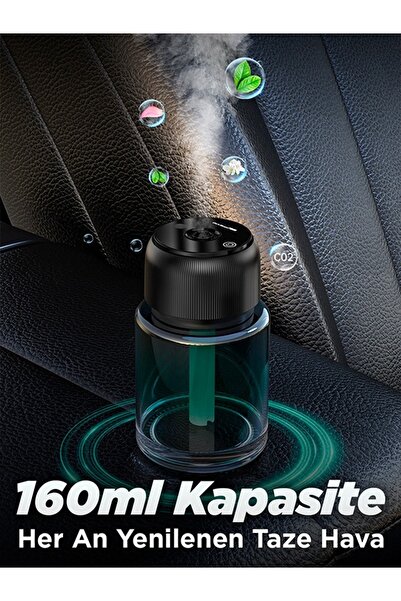 auhma Hava Nemlendirici Araba Kokulu Difüzör Type-C Şarjlı