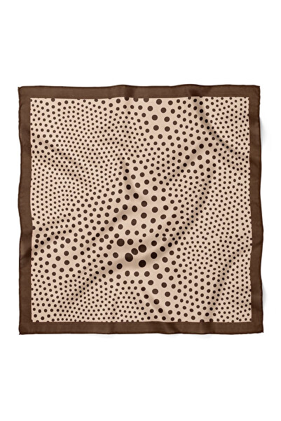nehir eşarp Puantiye Desen Fular Bandana 70x70 Cm