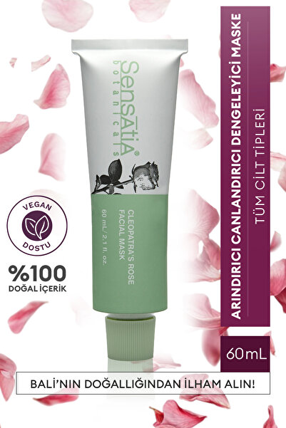 Sensatia Botanicals Arındırıcı Cilt Tonu Dengeleyici Doğal Maske - Besleyici,...