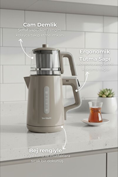 Bambum Force Tea Machine - With Glass Teapot