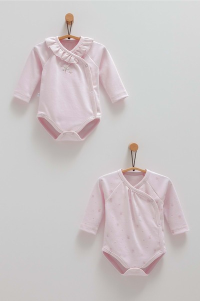 Caramell CUTE RABBIT ANVELOP UZUN KOL İKİLİ BODY Lila