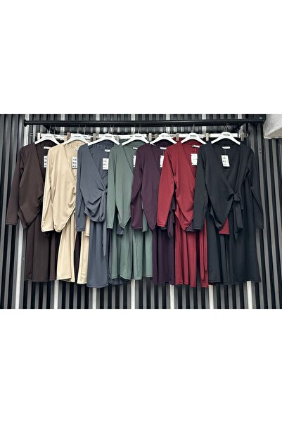 Lovely butik Women's Double Breasted Collar Tie-Up Long Sleeve Blouse and Wide-Let Pants Two-Piece Set