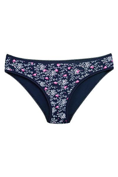 Sensu Kadın Günlük Pamuklu Külot Karışık Renkler Slip 5'li Paket Set Kts1102