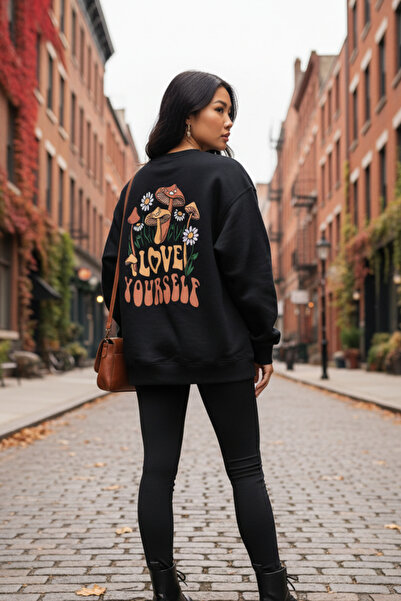 UNCİA OUTDOORS Φούτερ Unisex Oversize με στάμπα