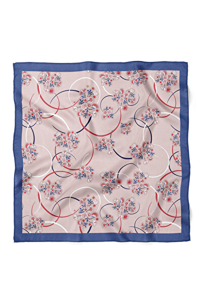 nehir eşarp Eșarfă Bandana cu model floral geometric 70x70 Cm