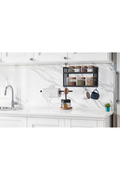Teknor Aynalı Mutfak Aksesuarı Düzenleyici Organizer Baharatlık