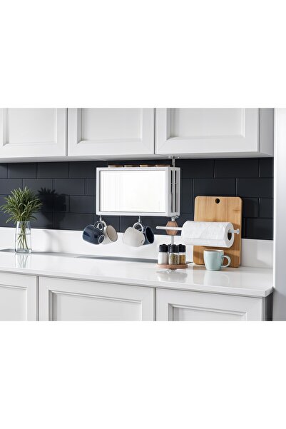 Teknor Aynalı Mutfak Aksesuarı Düzenleyici Organizer Baharatlık