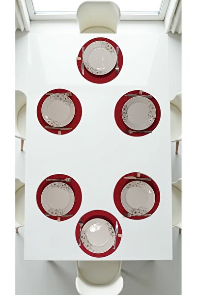 trendtrade American Servis Runner 6-Piece Presentation Placemat Dowry Set Pla...