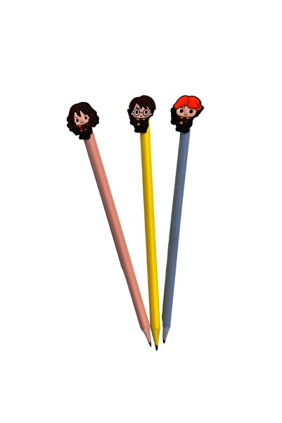 Buki'nin Atölyesi رأس قلم رصاص ثلاثي الأبعاد على شكل هاري بوتر وقلم رصاص A06 ...