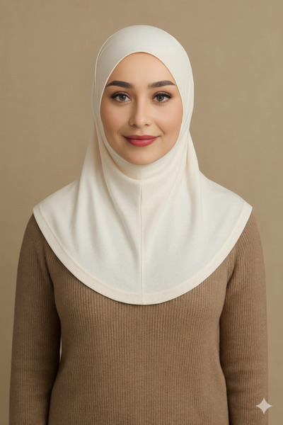 Sonbaharmoda Άνετα και κομψά εσώρουχα δύο τεμαχίων από βισκόζη Lycra Hijab Bonnet – για καθημερινή χρήση και προσευχή