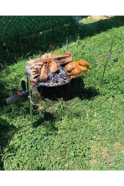 NURGAZ Campout Tavuk Çevirme Aparatı