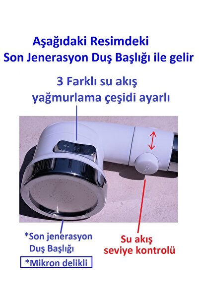 ithalalem Portatif Kamp Duşu Kaliteli ve USB Şarjlı Damacanaya girebilen Araç Karavan her yerde