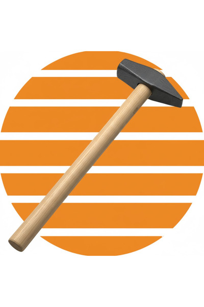 BEYLİNİ 5kg Balyoz Başlığı Çelik Uçlu Sivri Yassı Çift Taraflı Profesyonel Yı...