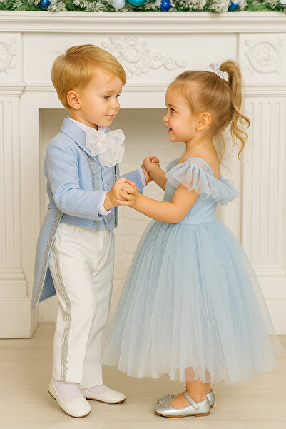 Tozpembebaby Şapkalı Kadife Frak Takımı- Prens Kostümü - Kostüm- Doğumgünü Takımı