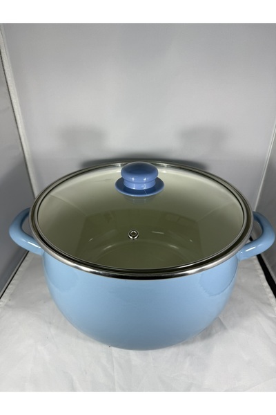 EmayeBurada Flame Enamel 6 Liter Enamel Pot Yogurt Copper Storage Pot