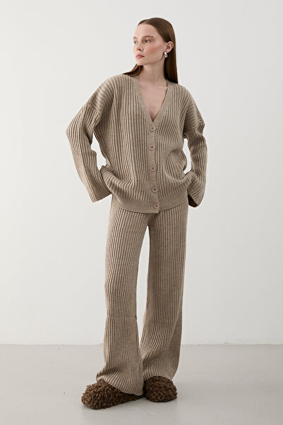 Laluvia Mink Cardigan Knitwear Set - 4600