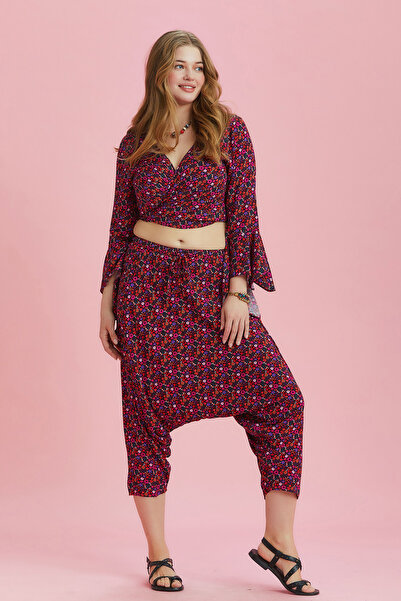 Los banditos Шальвар-штани великого розміру з етнічним візерунком