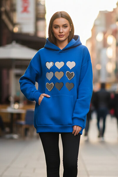 UNCİA OUTDOORS Unisex Oversize με κουκούλα και στάμπα