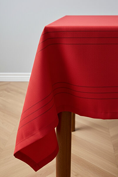 Dantelux Colber Masa Örtüsü (12 Kişilik) 160x220 - Kırmızı (YILBAŞI ÖZEL MODEL)