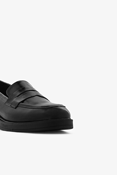 SAYL Чорні шкіряні мокасини з натуральної шкіри без шнурків Жіночі повсякденні туфлі