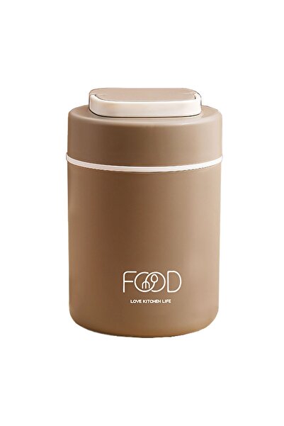 Weather Forecast 304 Steel Brown 520 ml Food Storage Container (Not Hot) Cin418Khv