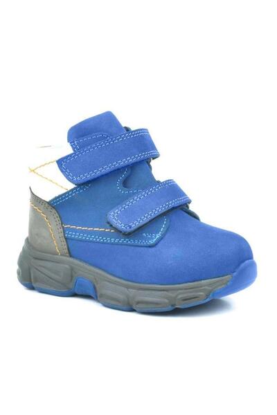 Rakerplus Hakiki Deri Mavi Bebek Spor Bot Ayakkabı