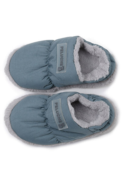 Peluche Μαλακό και ελαστικό, ελαφρύ και ανθεκτικό πράσινο γκρι παιδικό βελούδινο σπίτι - παπούτσια νηπιαγωγείου