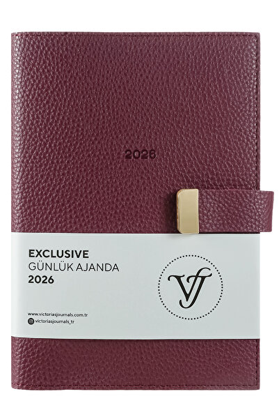 Victoria's Journals Exclusive 2026 Günlük Ajanda A5 (14x21cm) Ivory 80gr. İçi...