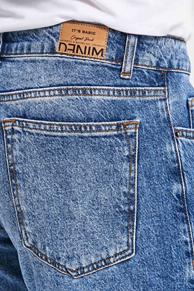 its basic Чоловічий джинсовий колір тонкий облягаючий лайкра тканина денім