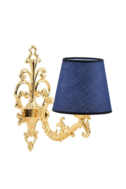 DEDE Zamak Wall Sconce Gold with Blue Hat