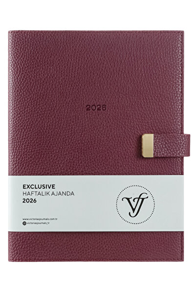 Victoria's Journals Exclusive 2026 Weekly Agenda A4 (19X25Cm) Ivory 100Gr. The Inside Can Be Changed.