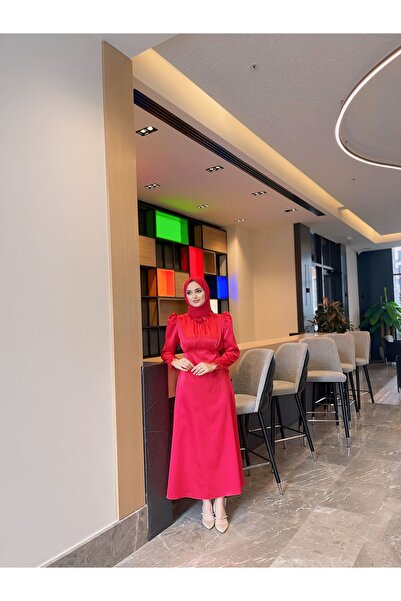 MOOLİSA Sare Abiye Kırmızı