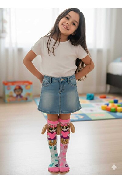 Store Cute Foam Patterned Girls' Socks