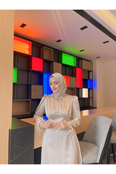 MOOLİSA Sare Abiye Bej