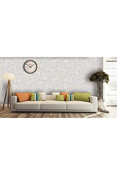 Vakar 2KG 10M2 Canlı Sıva | Ipek Sıva | Dekoratif | Sunshine 25 Beyaz Zemin B...