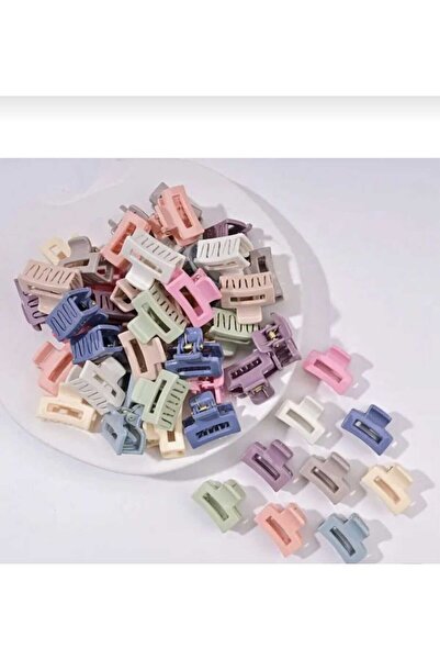 modares Renkli Orta Boy Mandal Toka - Trend Şık Toka 4 cm