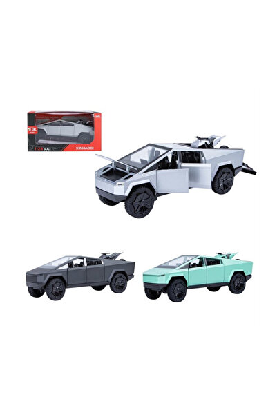 Vardem Kutulu Çek Bırak 1:24 Işıklı ve Sesli Kapıları Açılan Truck Metal Cip