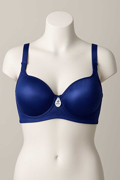 ŞAHPERA BUTİK Blue Tone Silky Recovery Bra