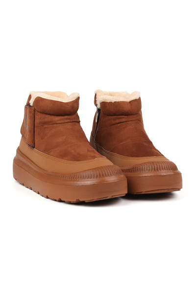 KAJILA Women's Mink Daily Fur Boots - Thick Soled, Zippered