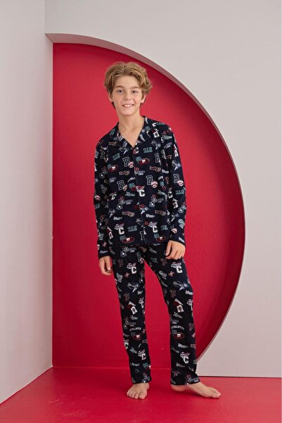 LARİCE KİDS ERKEK ÇOCUK UZUN KOL PİJAMA TAKIMI